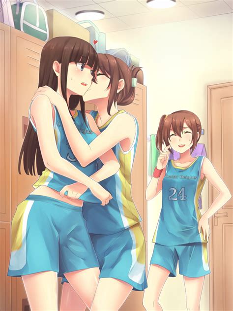 3D Hentai: Sexy <strong>Lesbian</strong> Teens Sharing a Black Dildo Uncensored Hentai. . Anime lesbean porn